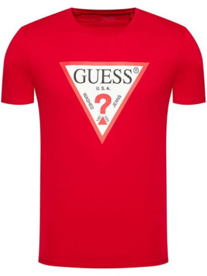 T-shirt męski Guess Czerwony