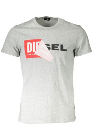 T-shirt męski Diesel Szary