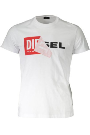 T-shirt męski Diesel Biały