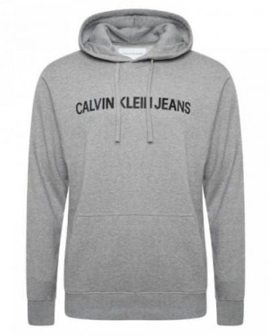 Bluza Calvin Klein z kapturem męska szara