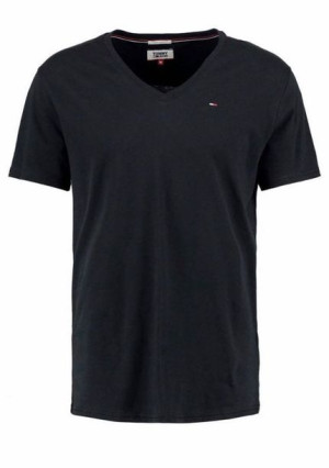 T-shirt męski  Tommy Hilfiger Czarny