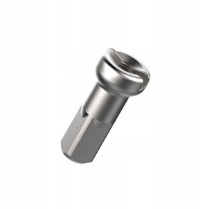 Nakrętka szprychy NA-PB14 PILLAR 12 mm srebny