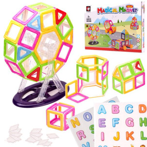 Klocki magnetyczne MAGICAL MAGNET MINI 68SZT 3+ lat