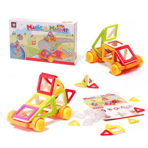 Klocki magnetyczne MAGICAL MAGNET MINI 38szt 3+ lat V2