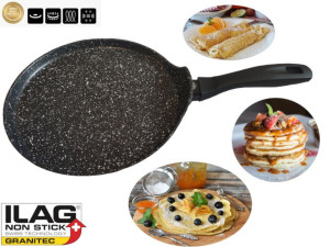 Patelnia Do Naleśników 26cm Granitowa Indukcja Gaz