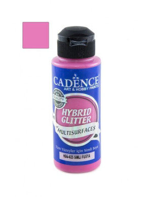Farba Hybrydowa Brokat Fuksja 120ml Hsg-25 Cadence