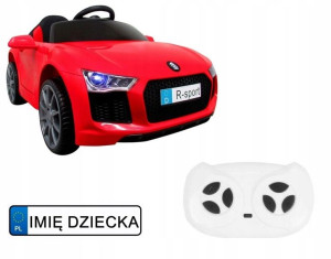 Okazja Auto na akumulator dla dzieci Skóra Pilot 2.4G Muzyka + GRATIS
