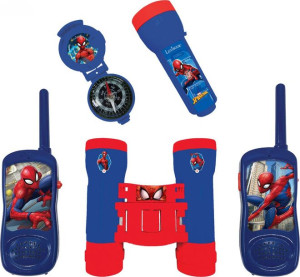 Zestaw Walkie Talkie SPIDERMAN + akcesoria LEXIBOOK