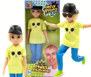 INFLU HEROES Lalka PAWEŁ MALINOWSKI + Dodatki