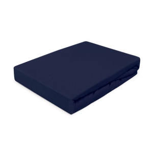 Prześcieradło jersey z/g 220x200 ciemny granat