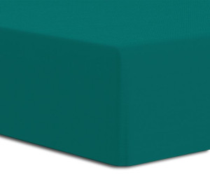 Prześcieradło jersey z/g elastan 180x200x25 zielony