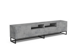 Szafka Rtv M11 Beton 200 Cm Stelaż