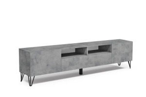 Szafka Rtv M11 Beton 200 Cm Hairpin