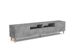 Szafka Rtv M11 Beton 200 Cm Skandynawska