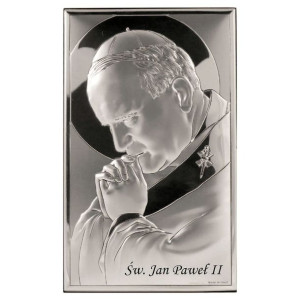 Obrazek Papież Jan Paweł II z napisem 11x6,5