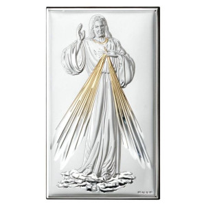 Obrazek Jezus Chrystus ze złoceniem 6.5x11 cm