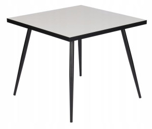 Stół Do Jadalni Salonu Biały Loft 90x90x75 Bello