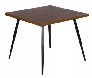 Stół Do Jadalni Salonu Orzech Loft 90x90x75 Bello