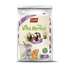 Vitapol Vita Herbal Rurki Owocowo-Warzywne Dla Gryzoni i Królika 200 g
