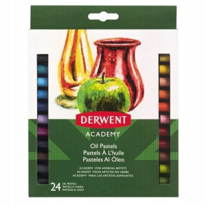 Zestaw Pasteli Olejnych Derwent Academy 24 Kolory