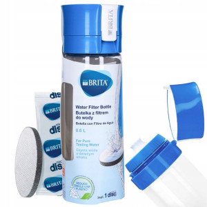 BRITA Butelka filtrująca Fill & Go Niebieska