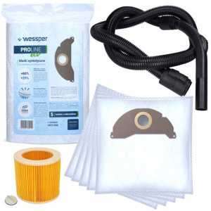 ZESTAW Worki filtr wąż do Karcher do WD 2.200