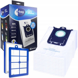 12x Worki Electrolux E201SM S-Bag + filtr HEPA