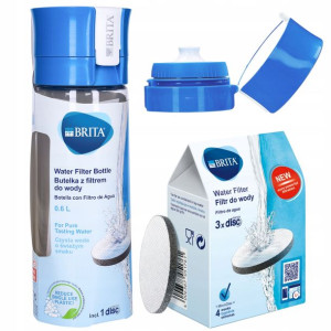 Brita Butelka fill&go Vital blue 4 wkłady
