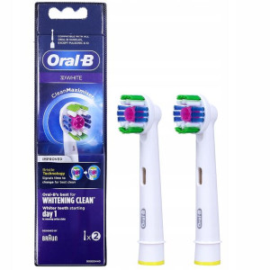2x Końcówki do Szczoteczek ORAL-B Pro White 3D
