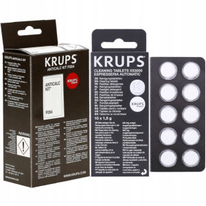 KRUPS Odkamieniacz F054 + Tabletki Czysz. XS3000