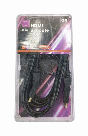 Przewód HDMI 1.4 FullHD Obrotowy 200 cm Optex