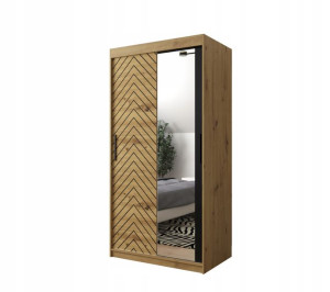 Szafa JODEŁKA 2 100 cm lustro kolory artisan