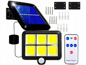 Solarna Lampa Z Czujnikiem Ruchu Zmierzchu 120 Led