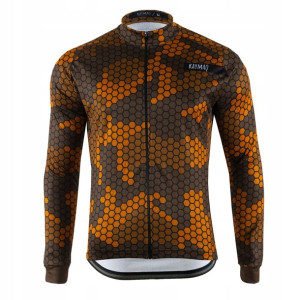 KAYMAQ DESIGN M62 męska bluza rowerowa brązowa