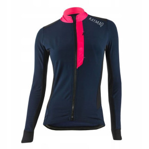 KAYMAQ KYQLSW-100 damska bluza rowerowa - granat