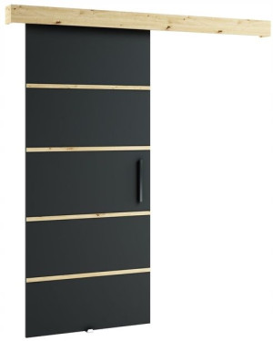 Drzwi przesuwne HOME IV czarny mat artisan