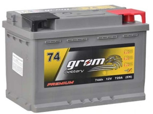 Akumulator Grom 12V 74Ah 680A
