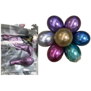 Balony lateksowe JASNY FIOLET kpl 50 szt ok.35 cm NT5020