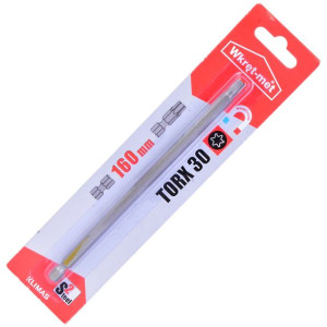 WKRĘT-MET Końcówka do wkrętarek typ torx TX-30 dł. 160 1szt