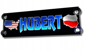 Tablica imienna KOLOR 50x16 TIR LED dla kierowcy
