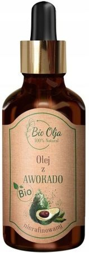 Bio Olej Awokado Nierafinowany Zimnotłoczony 50Ml