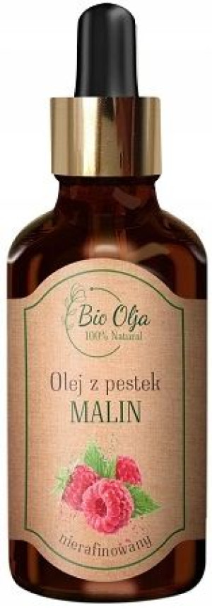 Olej Pestek Malin Nierafinowany Zimnotłoczony 50Ml