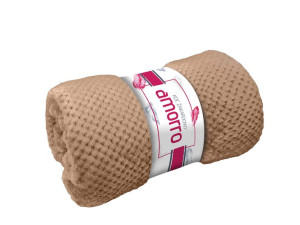 Koc żakardowy Amorro 200x220 beżowy Darymex