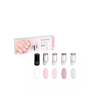 Neonail Zestaw Must Have Base Set: 5 Baz Hybrydowych X 3 Ml 9240