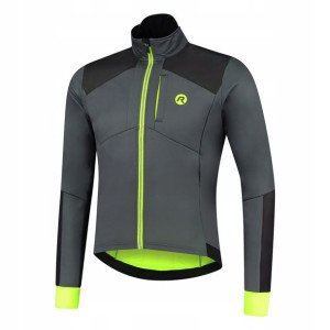 Rogelli HI VIS mocno ocieplana kurtka rowerowa