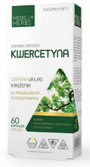 Medica Herbs kwercetyna 440 mg standaryzacja 95%