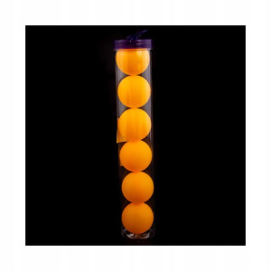 Piłki Do Ping Ponga W Tubie 40mm 6szt Różne Kolory