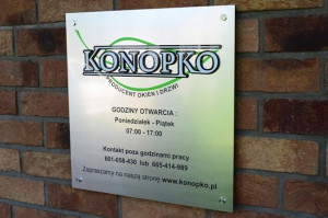 3d Kolorowa Reklama Tablica Informacyjna 40x40cm