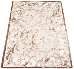 Dywan Galya 133x190 ornament glamour 18 beżowy / brązowy