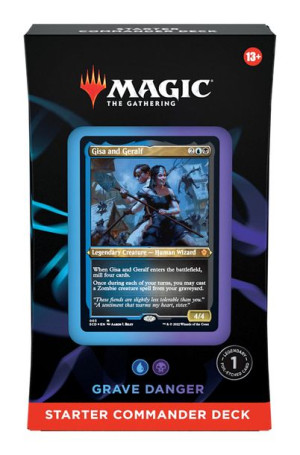 TALIA MAGIC DLA POCZĄTKUJĄCEGO Starter Commander niebiesko-czarna Grave Dan